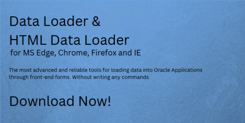 Data Loader for Oracle EBS