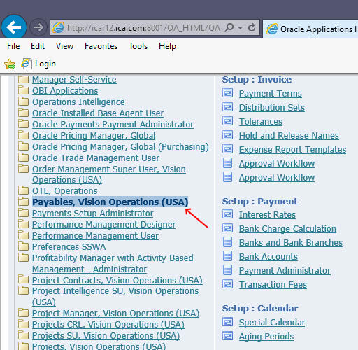 oracle payables 