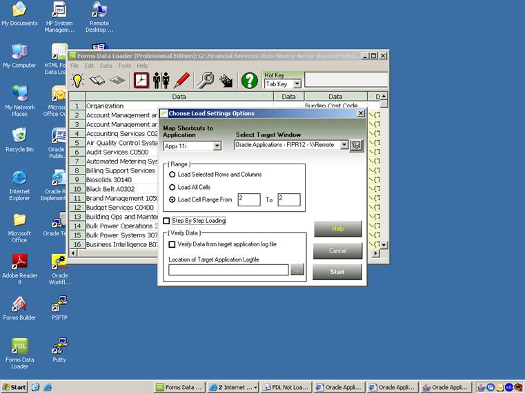 fdl load options